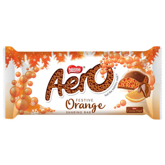 Aero Festive Orange Sharing Bar 90g