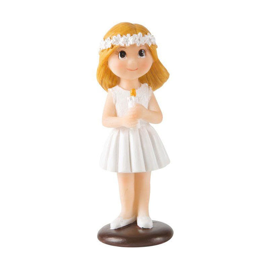 Decorative Figure Communion - Girl with Candle 10cm