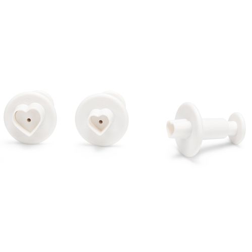 Patisse Plunger Cutter Heart set/3