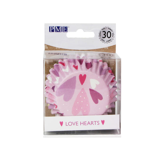 PME Foil Baking Cups Love Hearts pk/30