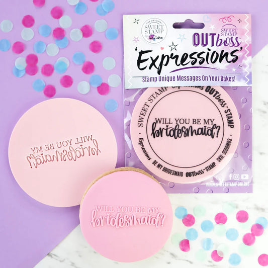 Sweet Stamp OUTboss Expressions - Will You Be My Bridesmaid? - Regular Size