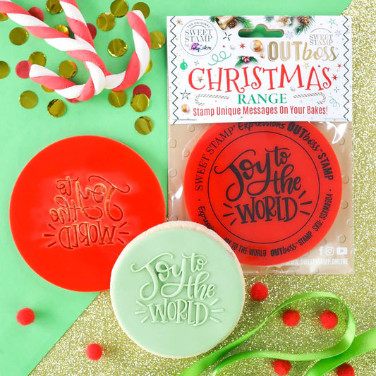 Sweet Stamp OUTboss Christmas - Joy to the world fun - Regular Size