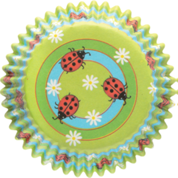 Cake Deco Ladybird Cupcake Liners