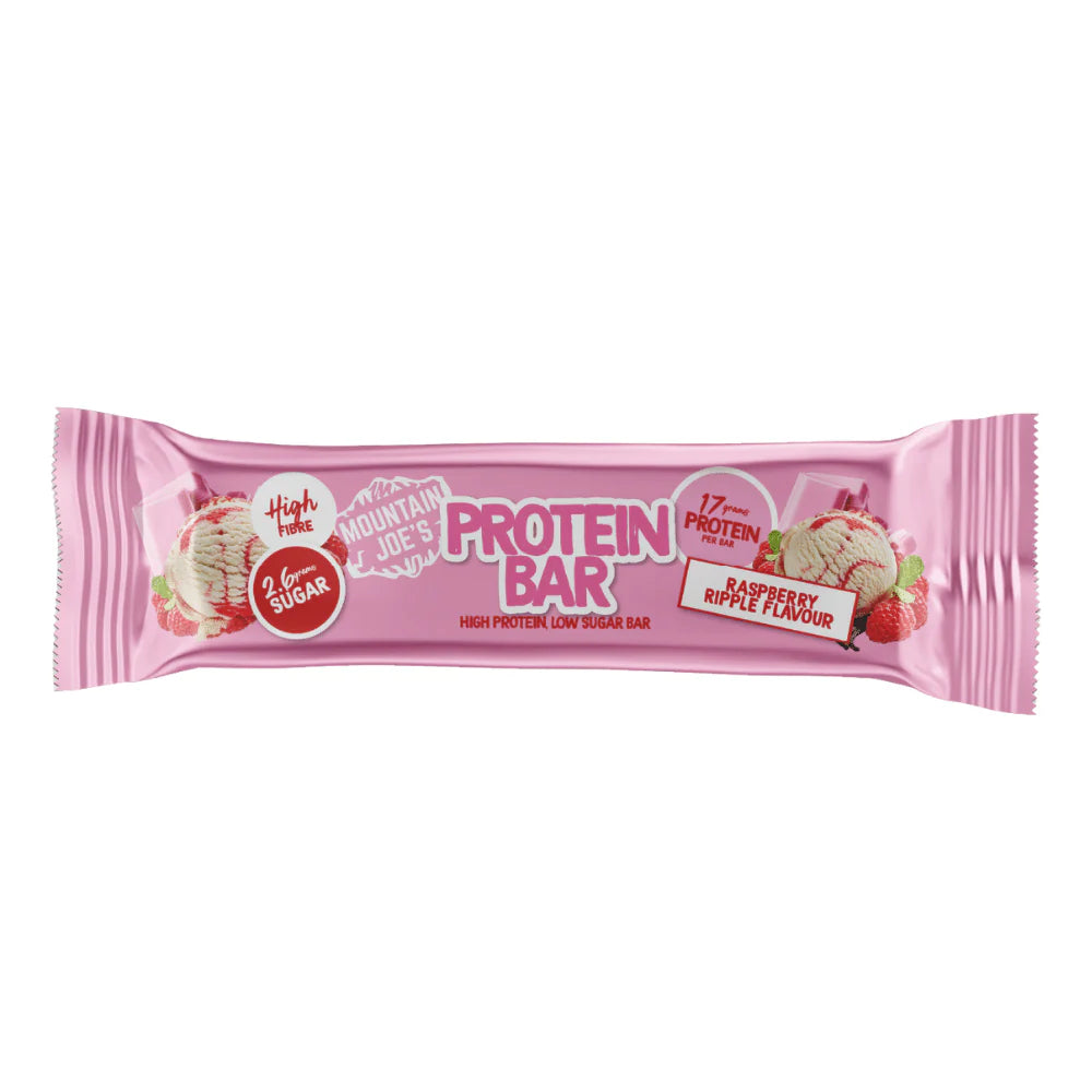 Mountain Joe's Protein Bar Raspberry Ripple