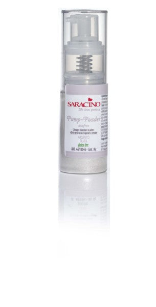 Saracino Push Pump Glitter Dust Silver