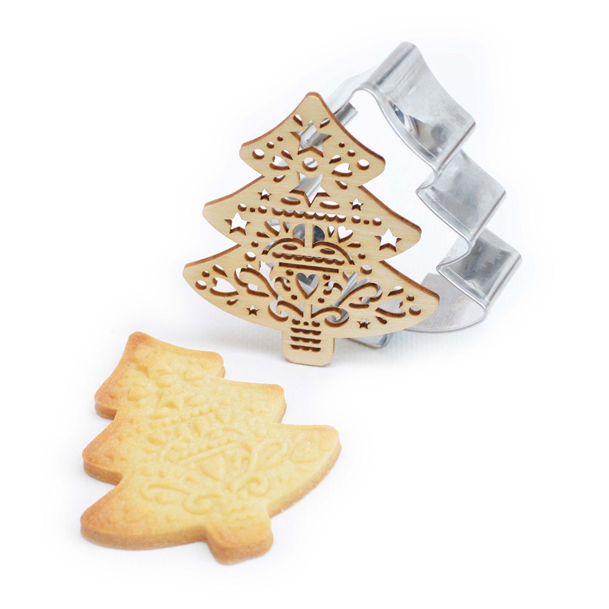 Scrapcooking Cookie Cutter & Embosser Fir Tree