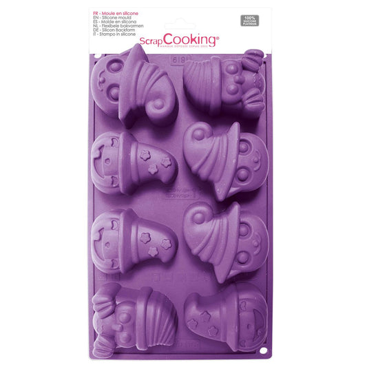Scrapcooking Silicone Baking Mould Halloween Purple