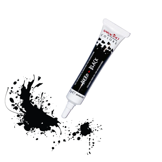 Saracino Food Gel Colour 20g Black