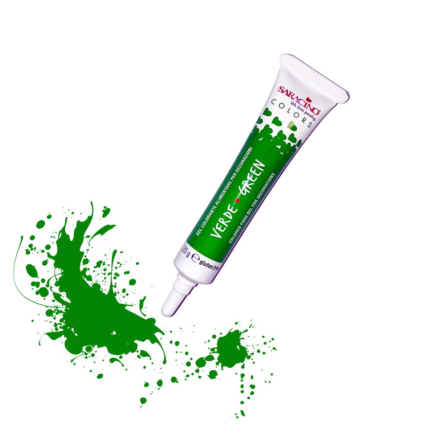 Saracino Food Gel Colour 20g Green