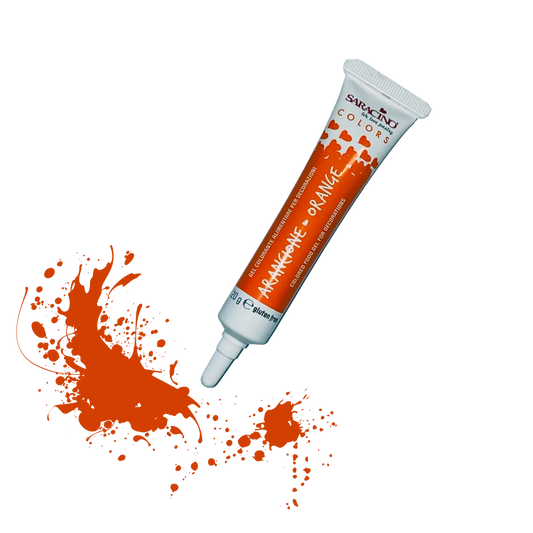 Saracino Food Gel Colour 20g Orange