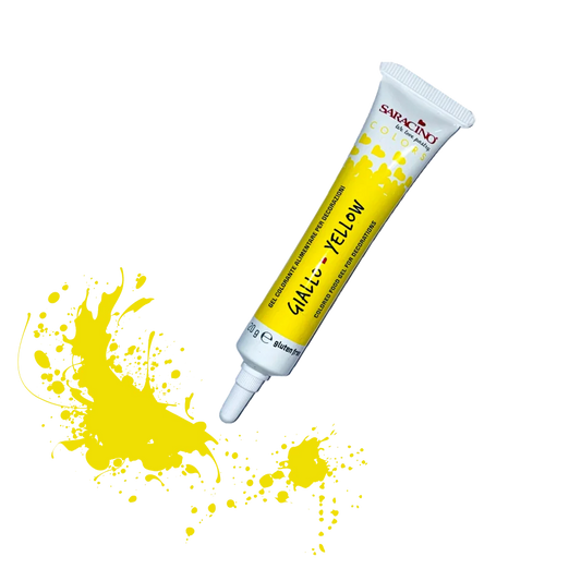 Saracino Food Gel Colour 20g Yellow
