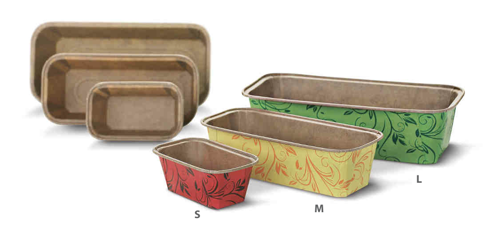 Eco Plumcake Rectangle Mould 80x40x40mm Yellow