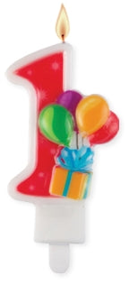 Number 1 Candle