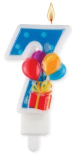 Number 7 Candle