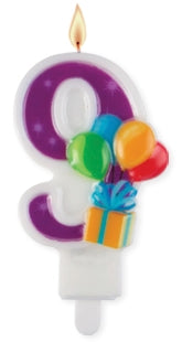 Number 9 Candle