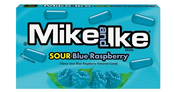 Mike & Ike Sour Blue Raspberry 22g