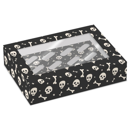 Simply Making Cupcake Box 12- pk/2 - Halloween Skeleton