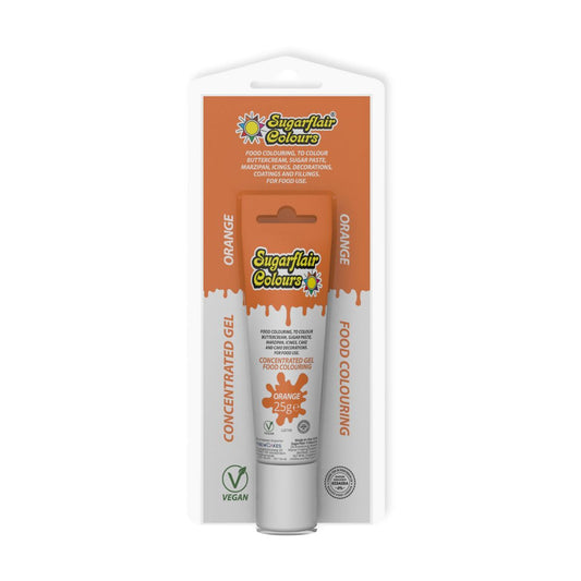 Sugarflair Gel Colour Tube Orange 25 g
