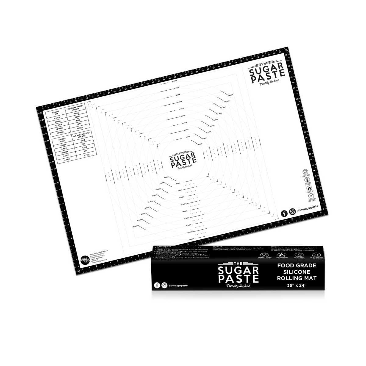THE SUGAR PASTE™ Silicone Rolling Mat
