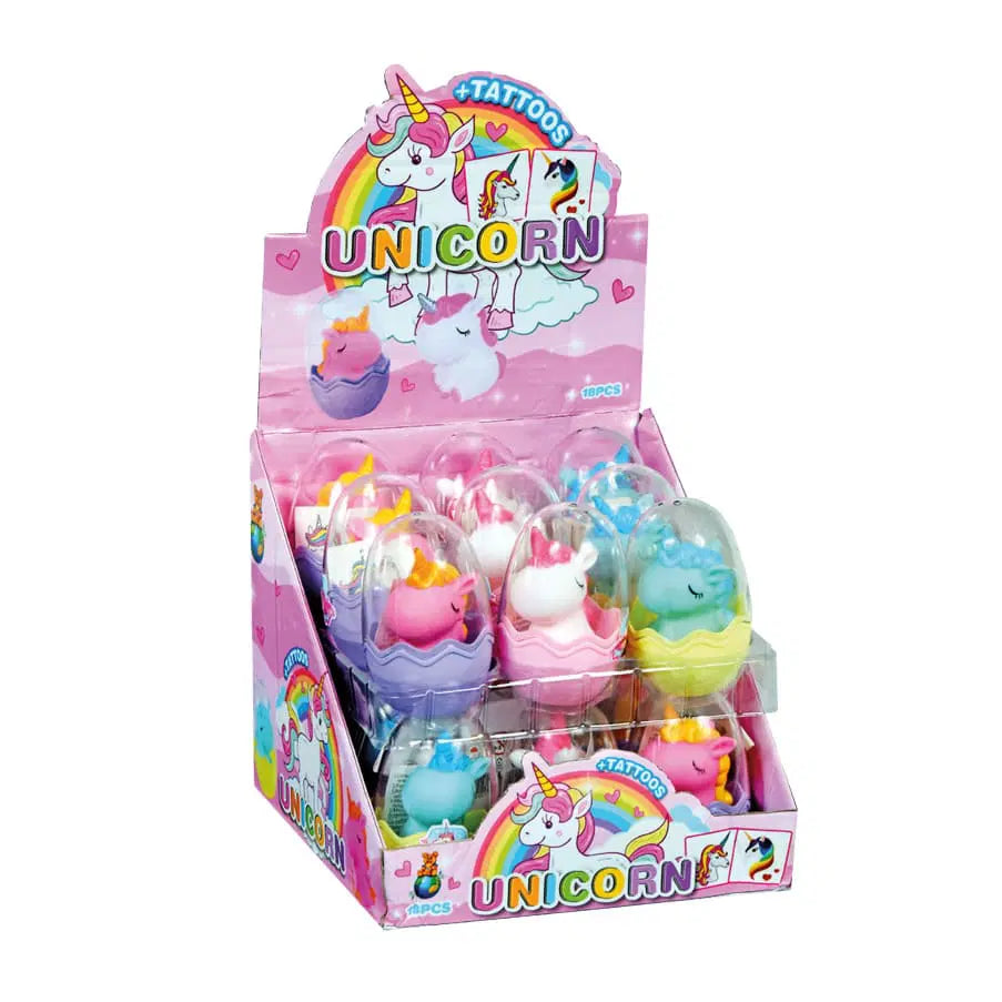 Unicorn Egg Toy & Tattoo