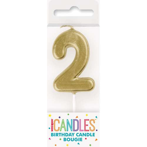 CANDLE GOLD PICK BDAY – NUMBER 2