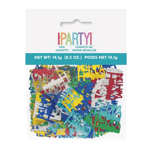 CONFETTI FOIL – HAPPY BIRTHDAY