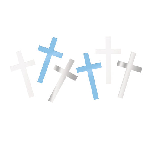 CONFETTI BLUE CROSS