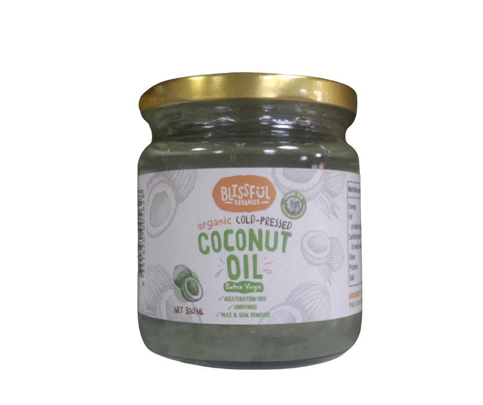 Blissful Organic Cold-Pressed Coconut Oil
