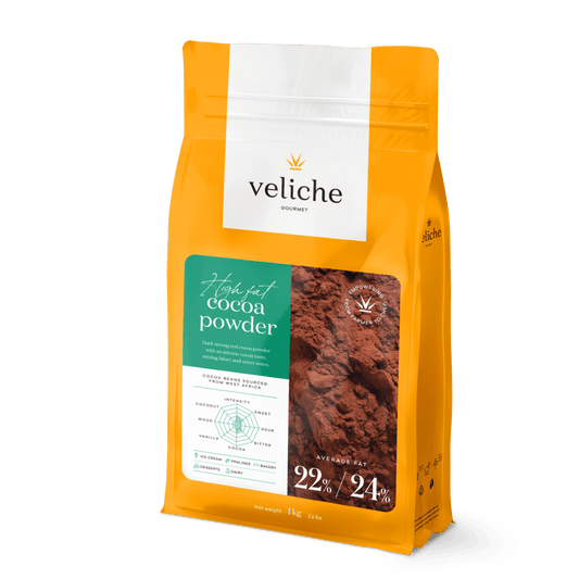 Veliche High Fat Cocoa Powder 22/24% 1000g