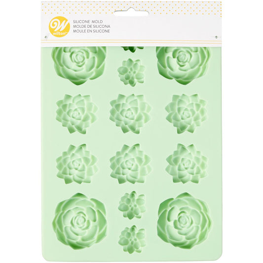 Wilton Silicone Candy Mould -Succulents-