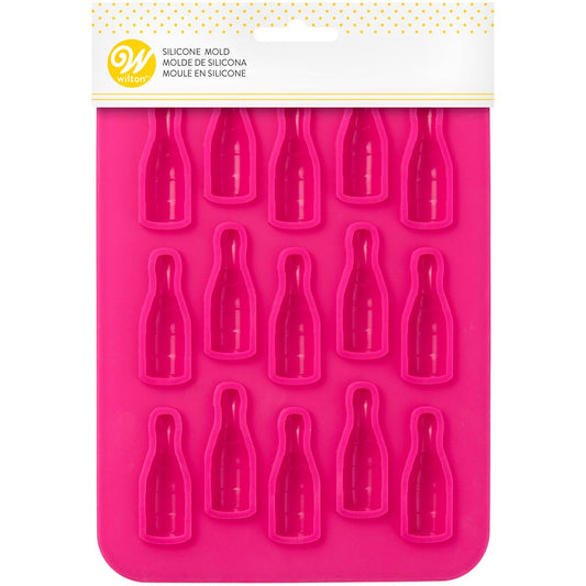 Wilton Silicone Candy Mould -Sparkling Wine Bottle-