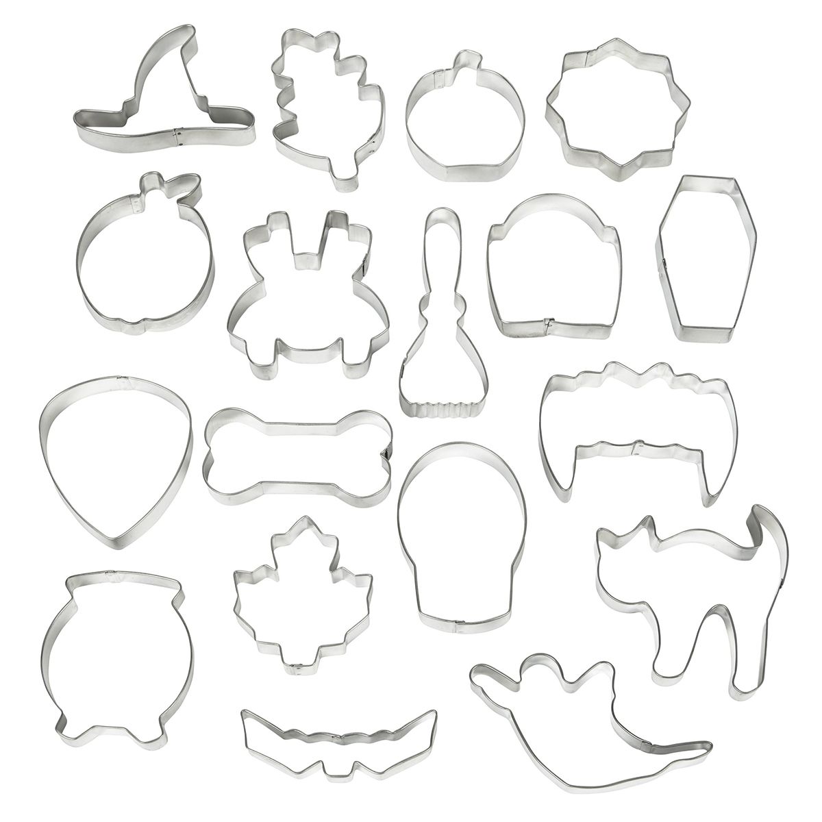 Wilton Metal Cookie Cutter Halloween Set/18