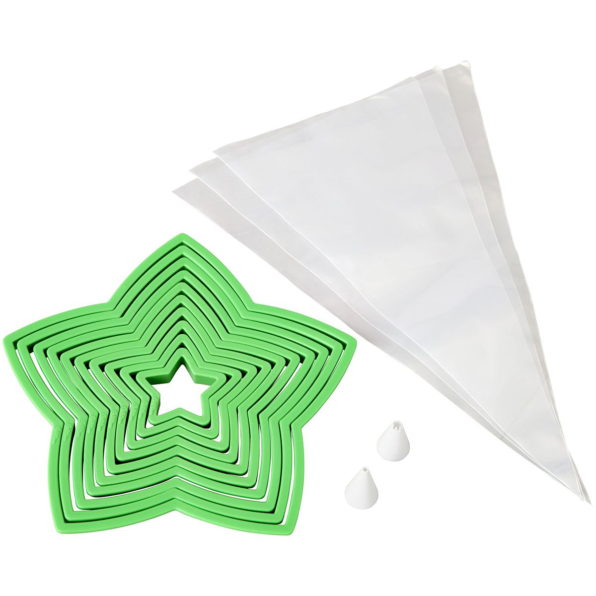 Wilton Christmas Cookie Tree Cutter Set/15