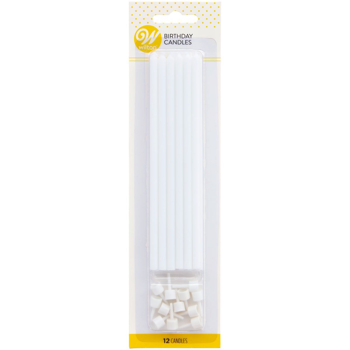 Wilton Long Candles -White