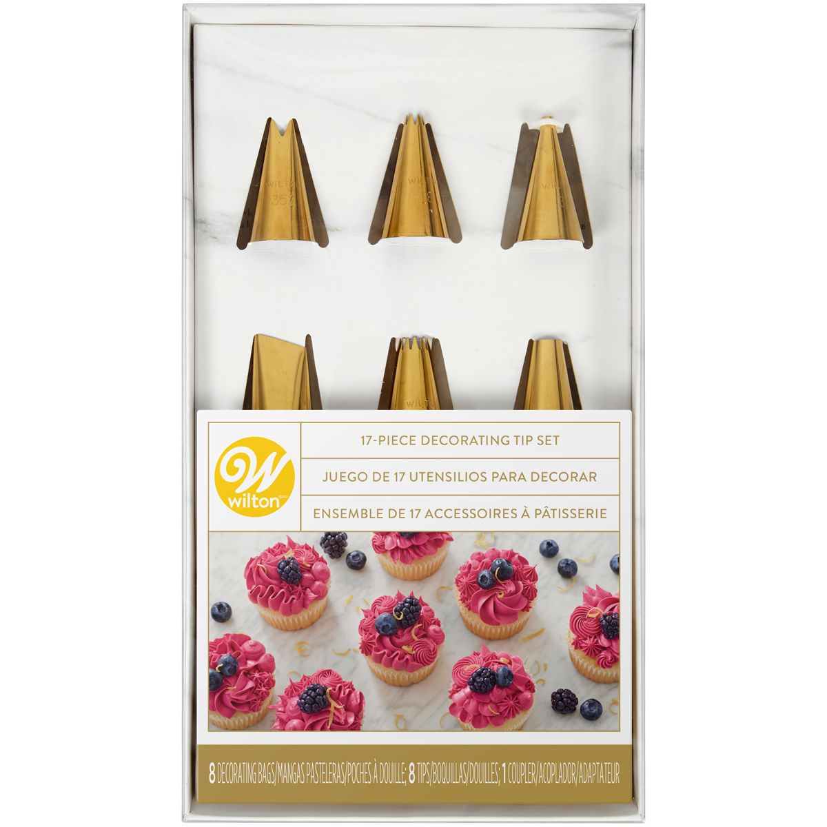 Wilton Golden Decorating Tip Set/17