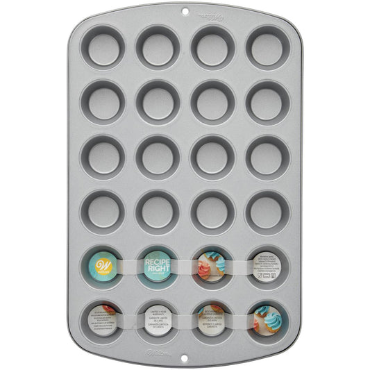 Wilton Recipe Right® 24 Cup Mini Muffin Pan