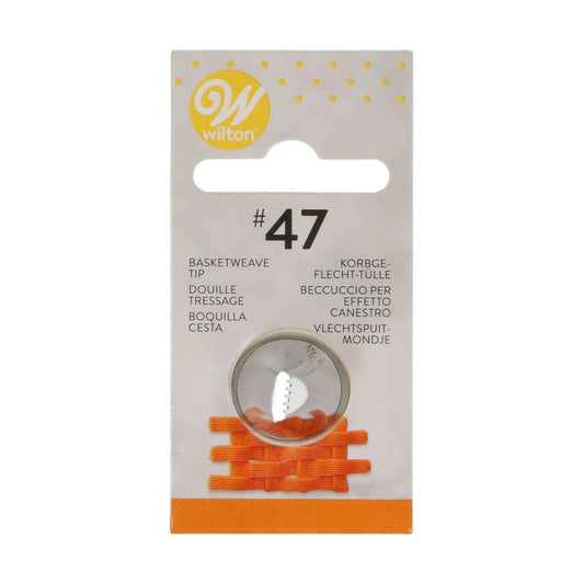 Wilton Decorating Tip #047 Basket Weave Carded