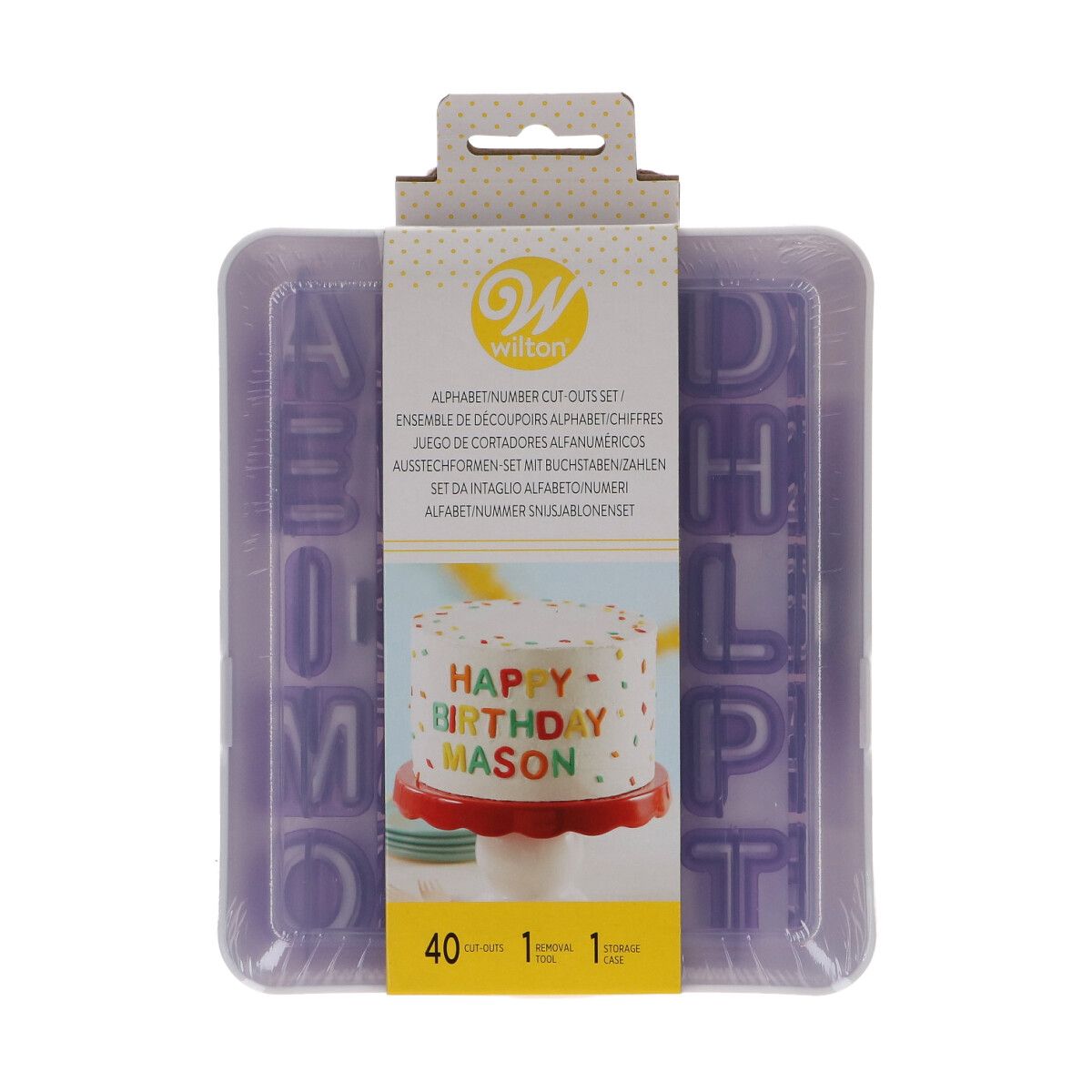 Wilton Cut-Outs -Alphabet & Numbers- Set