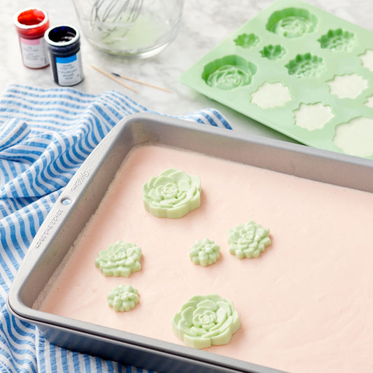 Wilton Silicone Candy Mould -Succulents-