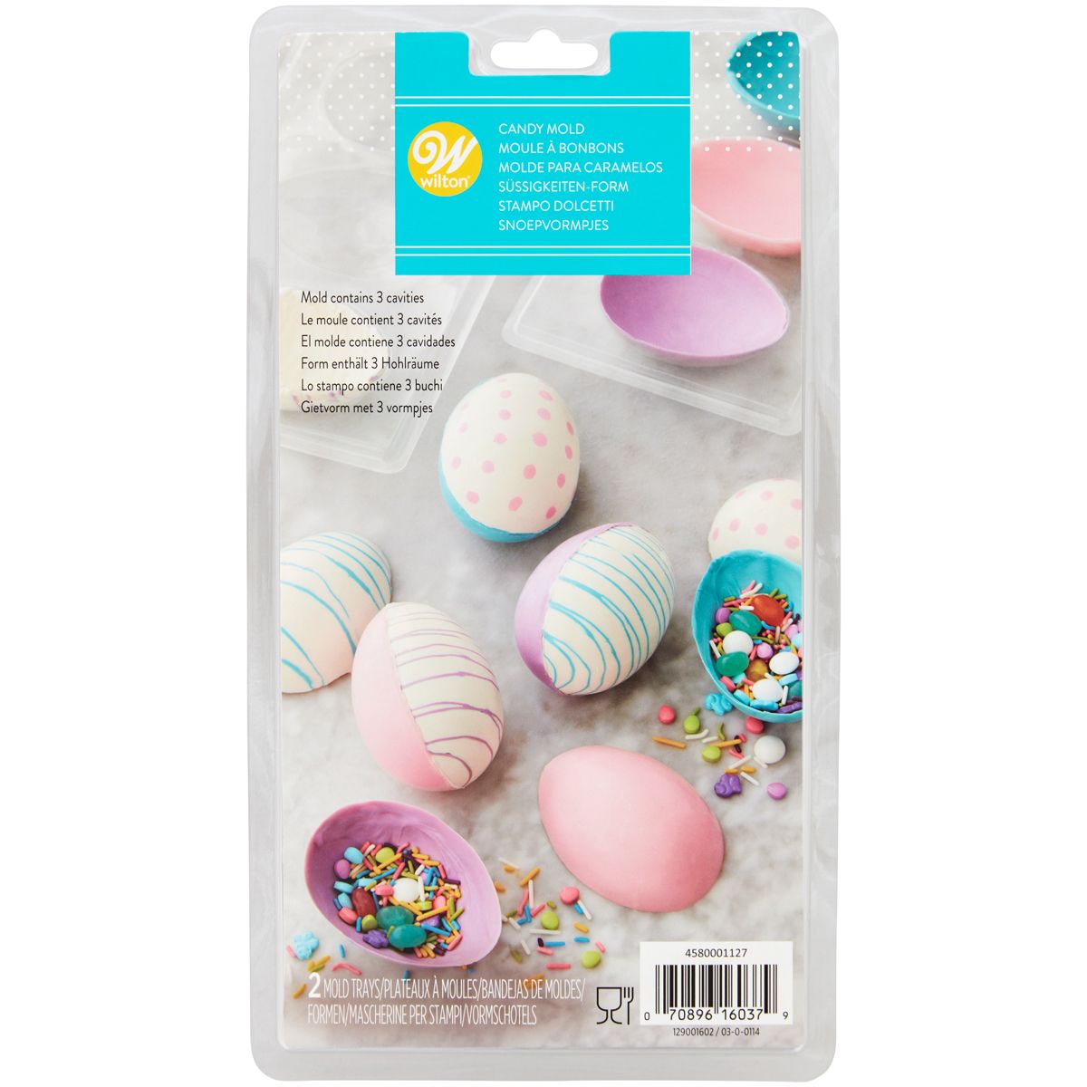 Wilton 3D Cavity Egg Candy Mould