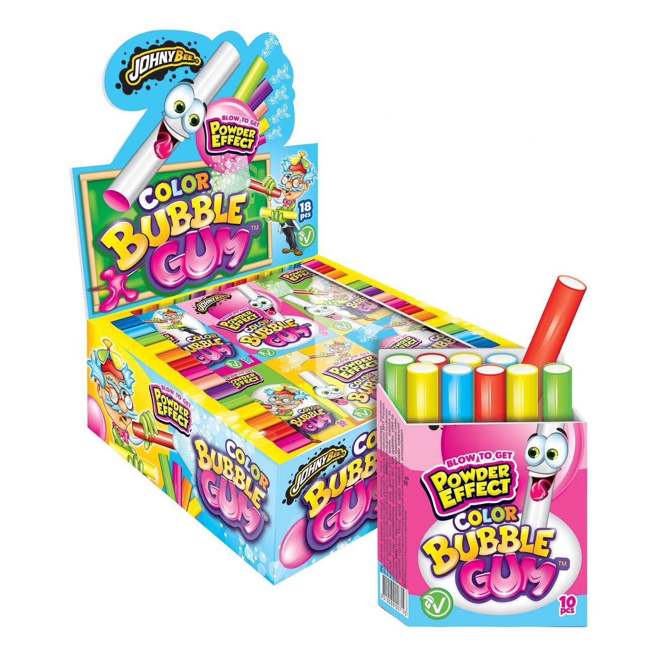 Johny Bee Colour Bubble Gum Powder Effect