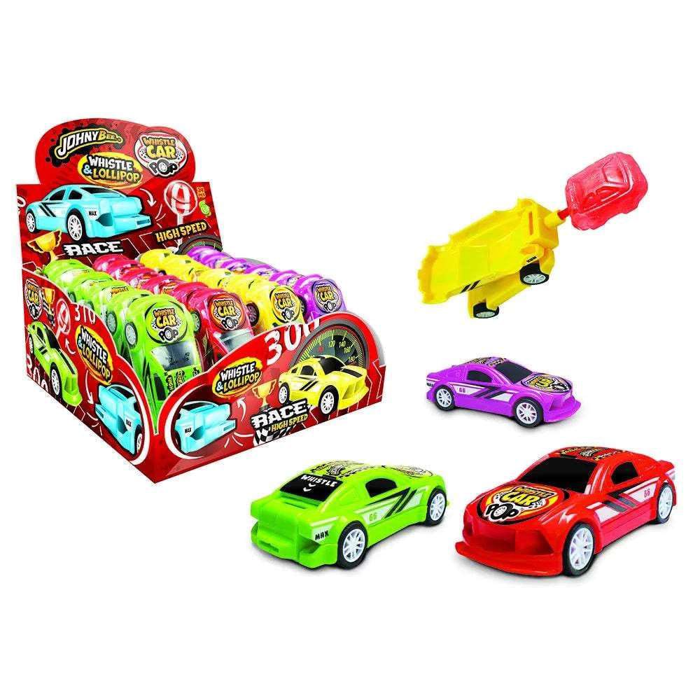 Johny Bee Whistle Car Lollipop