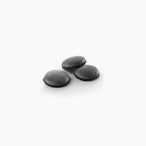 Macarons Shells - Black