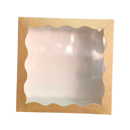 Figolla Kraft Square Box -  240 x 240 x 50mm