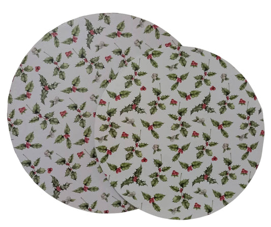 Christmas Holly Drum 35cm
