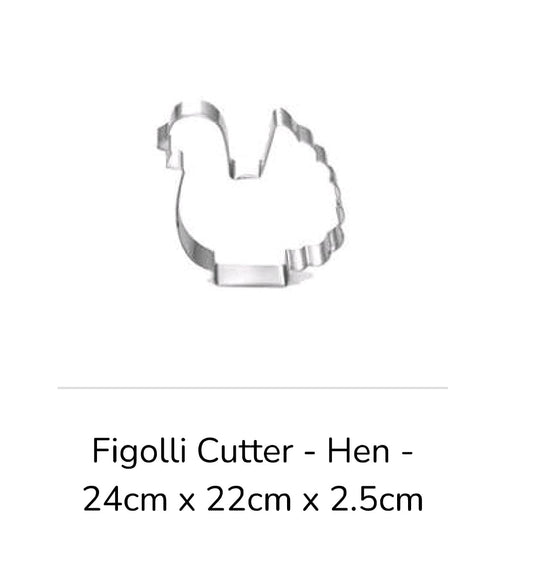 Figolli Cutter Large - Hen