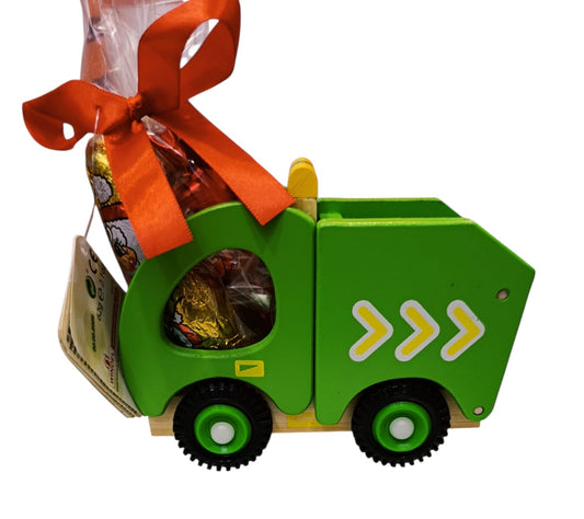 Wooden Truck with Chocolate