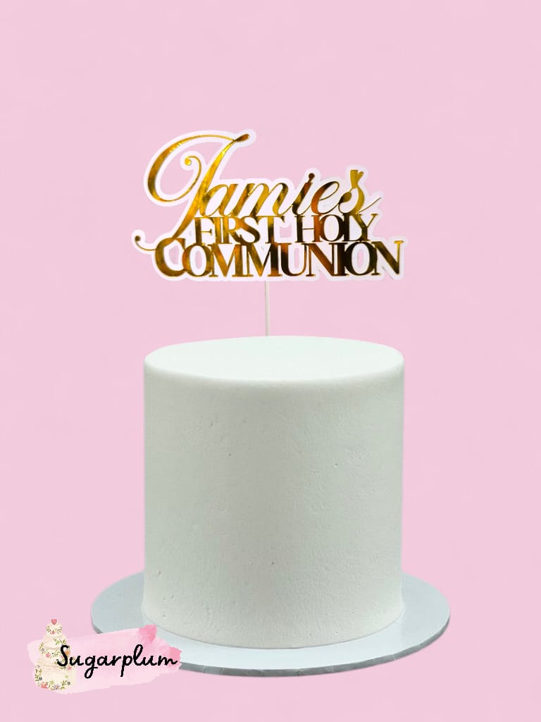 First Holy Communion Personalised Cake Topper