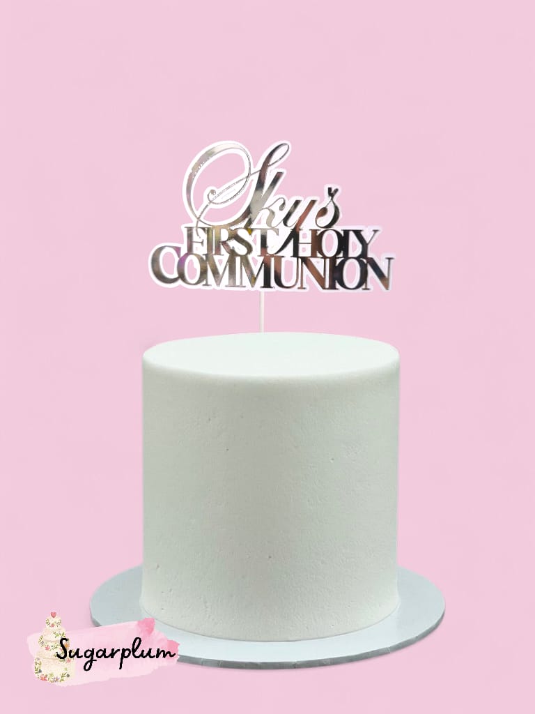 First Holy Communion Personalised Cake Topper