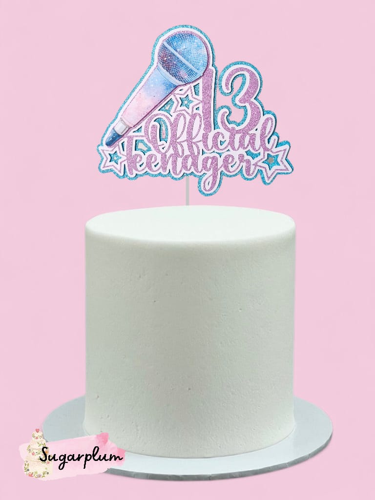 Official Teenager Pop Star Cake Topper